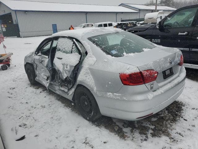 3VW2K7AJ2EM330999 - 2014 VOLKSWAGEN JETTA BASE SILVER photo 2