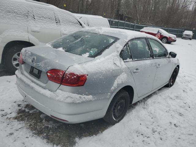 3VW2K7AJ2EM330999 - 2014 VOLKSWAGEN JETTA BASE SILVER photo 3