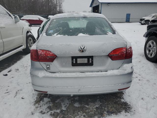 3VW2K7AJ2EM330999 - 2014 VOLKSWAGEN JETTA BASE SILVER photo 6