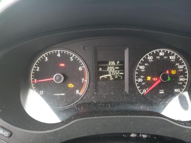 3VW2K7AJ2EM330999 - 2014 VOLKSWAGEN JETTA BASE SILVER photo 9