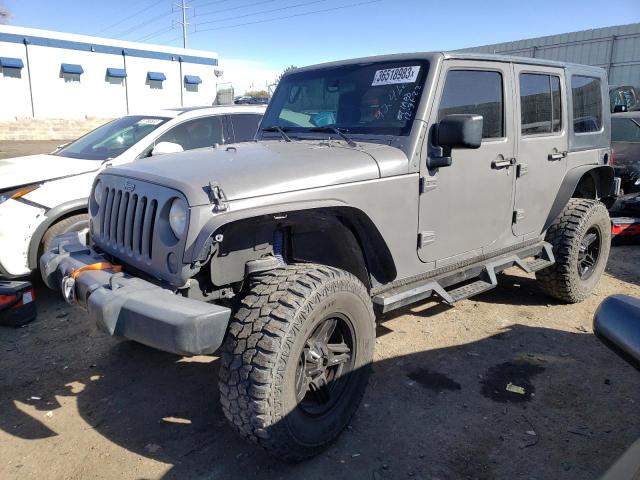 1J4GA39128L504269 - 2008 JEEP WRANGLER U X GRAY photo 1