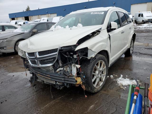 3C4PDCDG8CT183036 - 2012 DODGE JOURNEY CREW WHITE photo 1