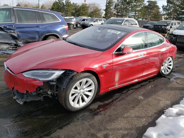 5YJSA1E28GF147264 - 2016 TESLA MODEL S Կարմիր լուսանկար 1