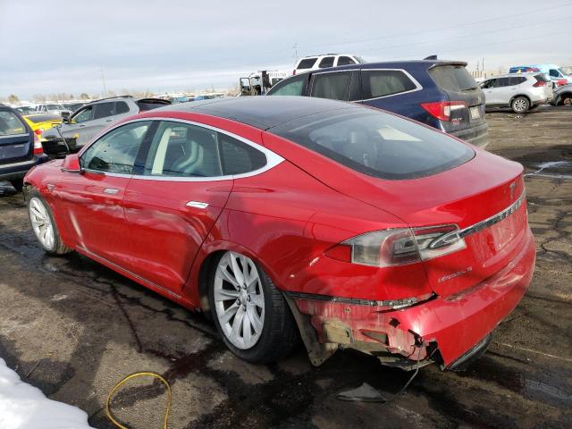 5YJSA1E28GF147264 - 2016 TESLA MODEL S Կարմիր լուսանկար 2
