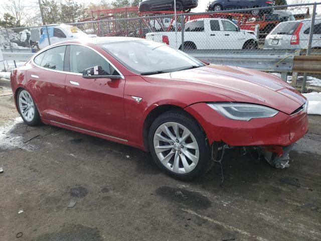 5YJSA1E28GF147264 - 2016 TESLA MODEL S Կարմիր լուսանկար 4