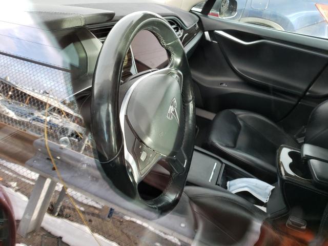 5YJSA1E28GF147264 - 2016 TESLA MODEL S Կարմիր լուսանկար 8
