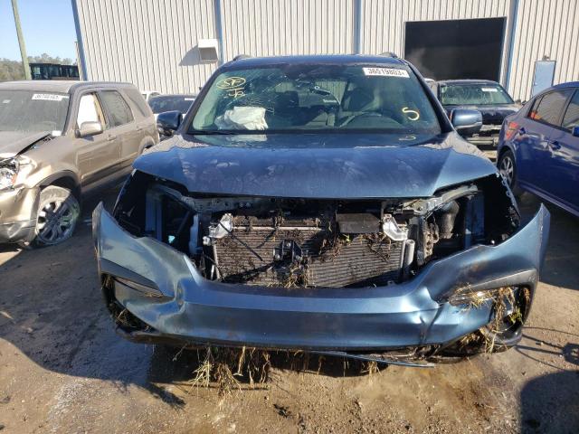 5FNYF5H25MB035175 - 2021 HONDA PILOT SE BLUE photo 5