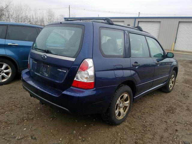 JF1SG63626H713277 - 2006 SUBARU FORESTER 2.5X  photo 4