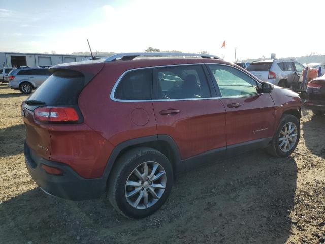 1C4PJMDB3HD223863 - 2017 JEEP CHEROKEE LIMITED RED photo 3