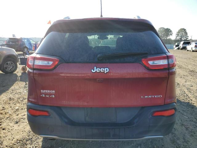 1C4PJMDB3HD223863 - 2017 JEEP CHEROKEE LIMITED RED photo 6