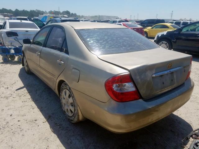 4T1BE30K12U523189 - 2002 TOYOTA CAMRY LE  photo 3
