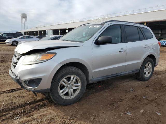 5XYZGDAG4CG133607 - 2012 HYUNDAI SANTA FE GLS SILVER photo 1