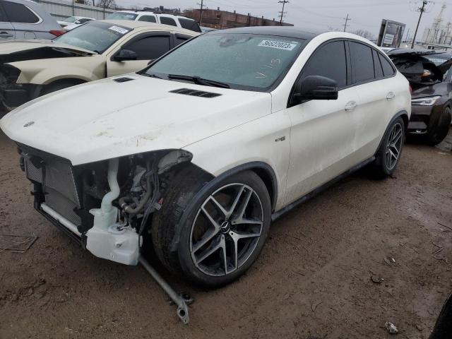 4JGED6EB1KA126058 - 2019 MERCEDES-BENZ GLE COUPE 43 AMG WHITE photo 1