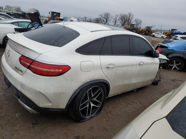 4JGED6EB1KA126058 - 2019 MERCEDES-BENZ GLE COUPE 43 AMG WHITE photo 3