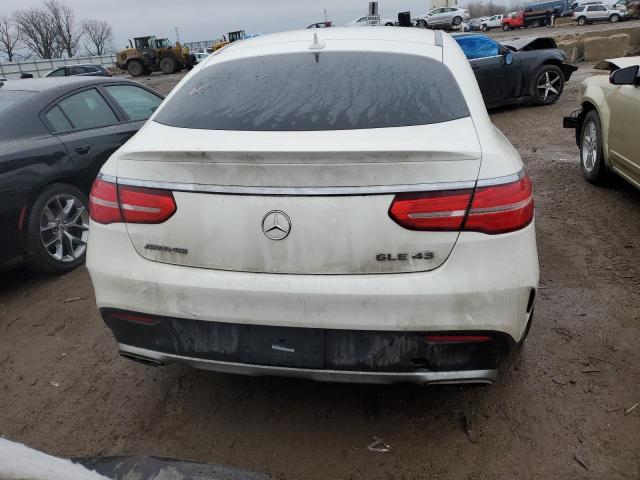 4JGED6EB1KA126058 - 2019 MERCEDES-BENZ GLE COUPE 43 AMG WHITE photo 6