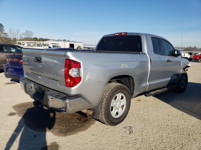 5TFRM5F11EX069853 - 2014 TOYOTA TUNDRA DOUBLE CAB SR/SR5 SILVER photo 3