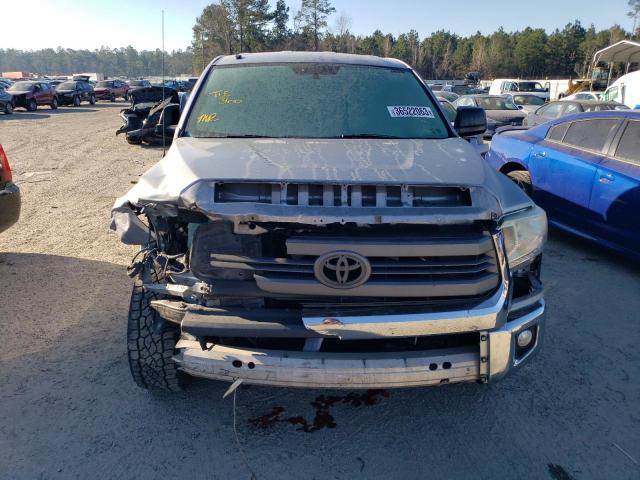 5TFRM5F11EX069853 - 2014 TOYOTA TUNDRA DOUBLE CAB SR/SR5 SILVER photo 5