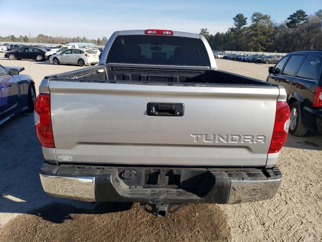 5TFRM5F11EX069853 - 2014 TOYOTA TUNDRA DOUBLE CAB SR/SR5 SILVER photo 6