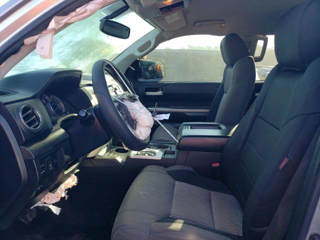 5TFRM5F11EX069853 - 2014 TOYOTA TUNDRA DOUBLE CAB SR/SR5 SILVER photo 7