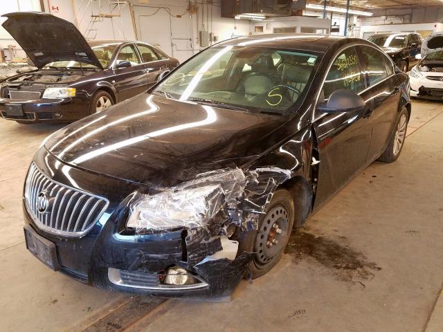 2G4GS5EC7B9186987 - 2011 BUICK REGAL CXL  photo 2