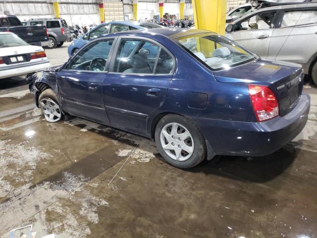 KMHDN46D34U822161 - 2004 HYUNDAI ELANTRA GLS BLUE photo 2