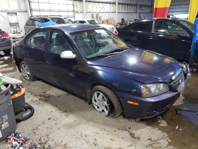 KMHDN46D34U822161 - 2004 HYUNDAI ELANTRA GLS BLUE photo 4