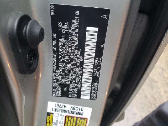 5TDKK4CC5AS314127 - 2010 TOYOTA SIENNA CE SILVER photo 13