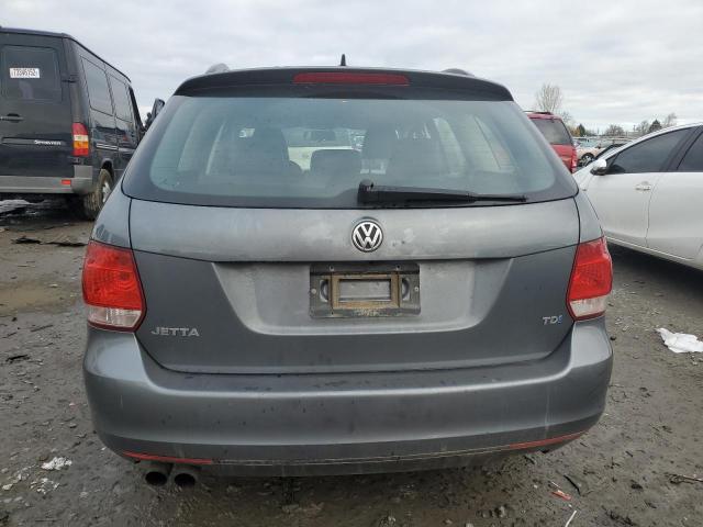 3VWPL7AJ9EM619574 - 2014 VOLKSWAGEN JETTA TDI SILVER photo 6