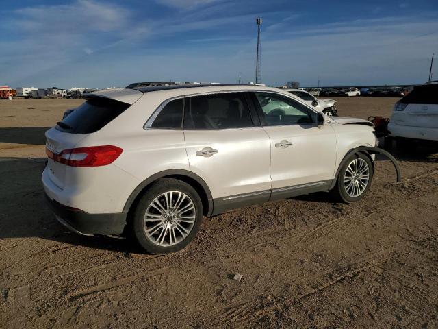 2LMPJ6LR9HBL15432 - 2017 LINCOLN MKX RESERVE Սպիտակ լուսանկար 3