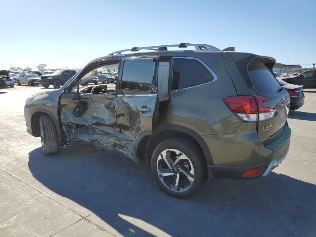 JF2SKARC5NH471089 - 2022 SUBARU FORESTER TOURING 绿色 照片 2