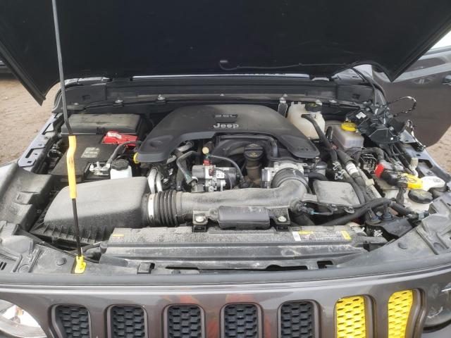 1C4HJXDG5MW747094 - 2021 JEEP WRANGLER U SPORT ნაცრისფერი ფოტო 12