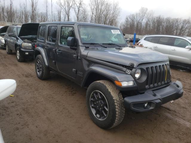 1C4HJXDG5MW747094 - 2021 JEEP WRANGLER U SPORT ნაცრისფერი ფოტო 4
