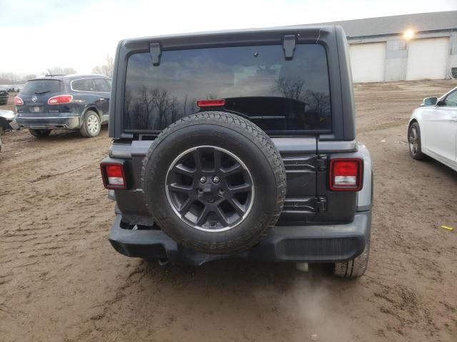 1C4HJXDG5MW747094 - 2021 JEEP WRANGLER U SPORT ნაცრისფერი ფოტო 6