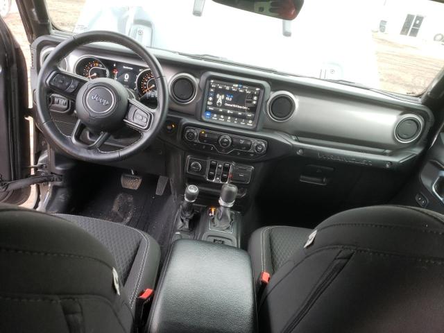 1C4HJXDG5MW747094 - 2021 JEEP WRANGLER U SPORT ნაცრისფერი ფოტო 8