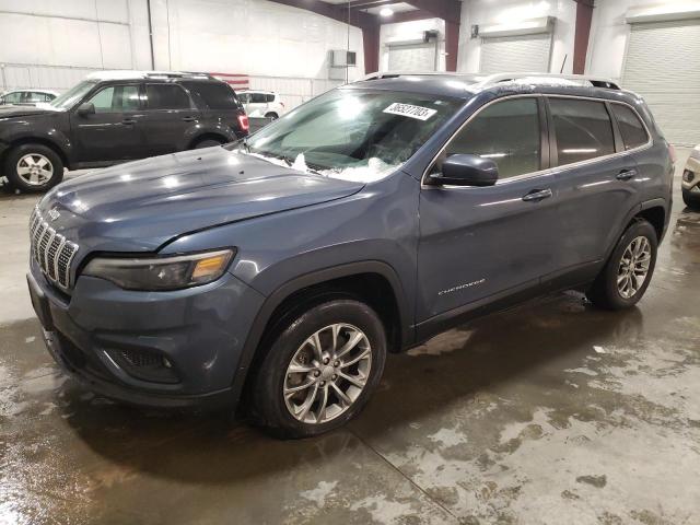 1C4PJMLB2KD412786 - 2019 JEEP CHEROKEE LATITUDE PLUS BLUE photo 1