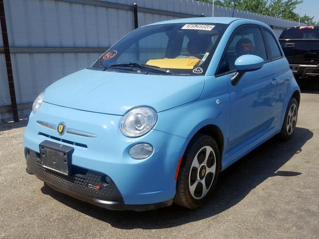 3C3CFFGE5HT611645 - 2017 FIAT 500 ELECTRIC  photo 2