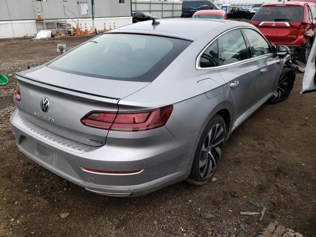 WVWSR7AN6ME008498 - 2021 VOLKSWAGEN ARTEON SEL R-LINE GRAY photo 4