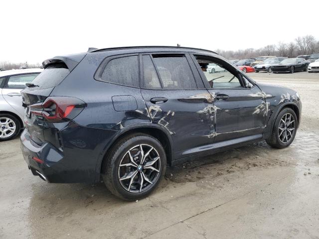 WBX57DP09NN175245 - 2022 BMW X3 XDRIVE30I BLUE photo 3