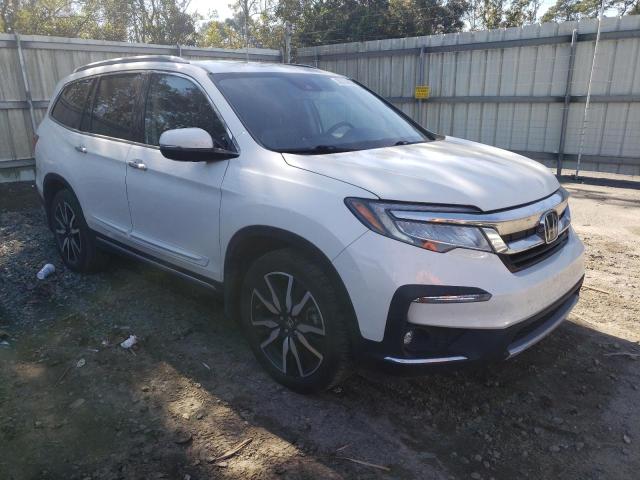 5FNYF5H6XKB032725 - 2019 HONDA PILOT TOURING WHITE photo 4