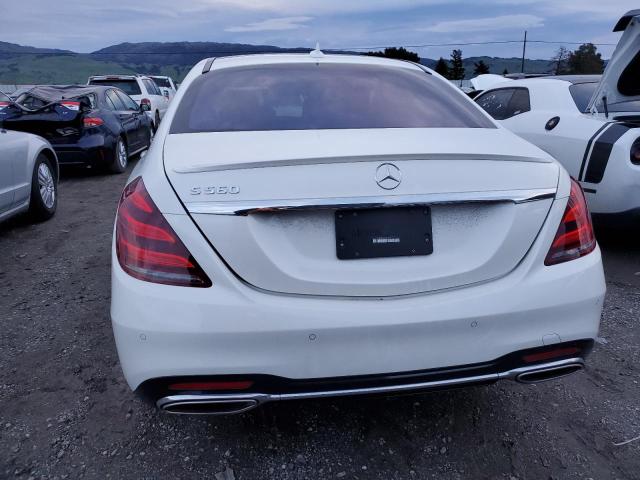 W1KUG8DBXLA558045 - 2020 MERCEDES-BENZ S 560 WHITE photo 6