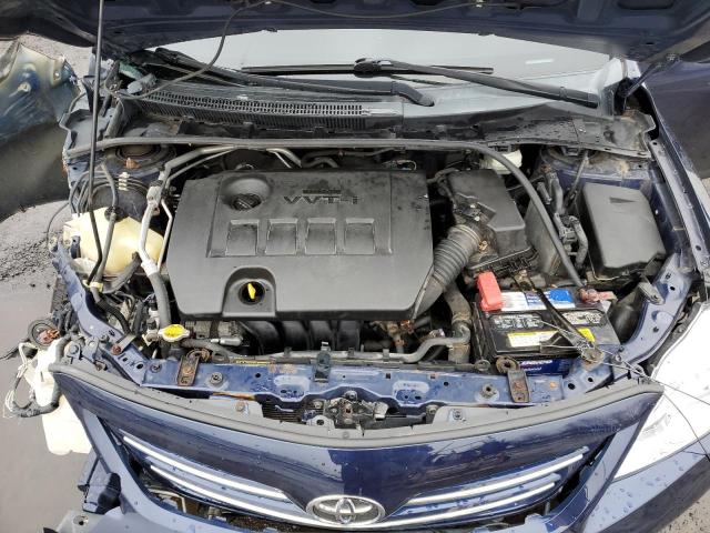 2T1BU4EE2DC979234 - 2013 TOYOTA COROLLA BASE BLUE photo 11