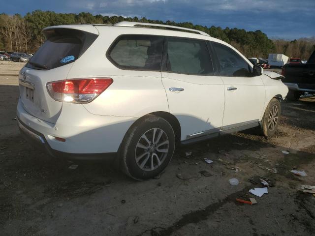 5N1AR2MN3EC605353 - 2014 NISSAN PATHFINDER S WHITE photo 3