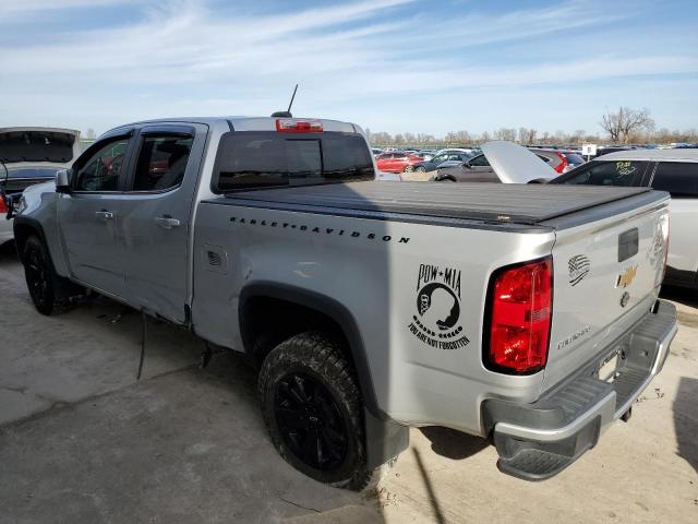 1GCGTCE35G1214075 - 2016 CHEVROLET COLORADO LT SILVER photo 2