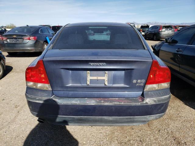 YV1RH58D022165889 - 2002 VOLVO S60 2.5T BLUE photo 6