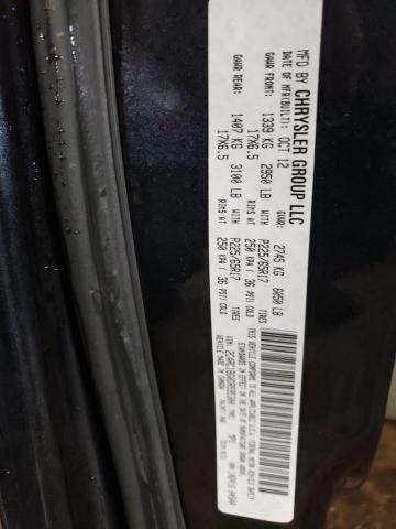 2C4RC1BG0DR595300 - 2013 CHRYSLER TOWN & COU TOURING გრაფიტი ფოტო 13