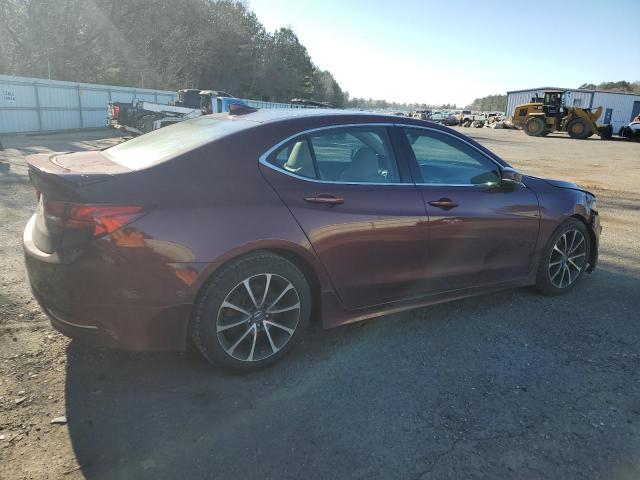 19UUB2F76FA005056 - 2015 ACURA TLX ADVANCE MAROON photo 3