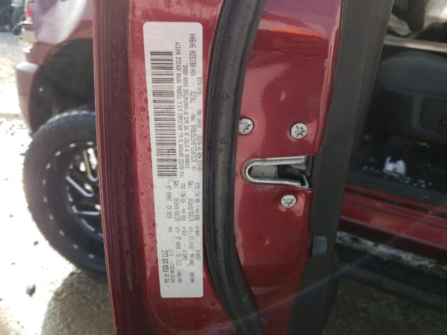 3C6UR5DL8HG737809 - 2017 RAM 2500 SLT MAROON photo 10