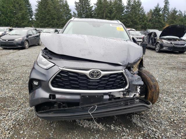 5TDHZRBH5LS517232 - 2020 TOYOTA HIGHLANDER XLE ნაცრისფერი ფოტო 5