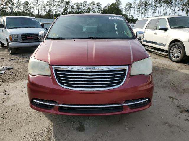 2A4RR8DG3BR712220 - 2011 CHRYSLER TOWN & COU TOURING L MAROON photo 5