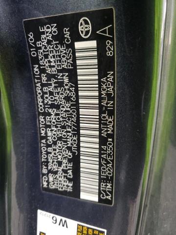 JTKDE177460116847 - 2006 TOYOTA SCION TC GRAY photo 12